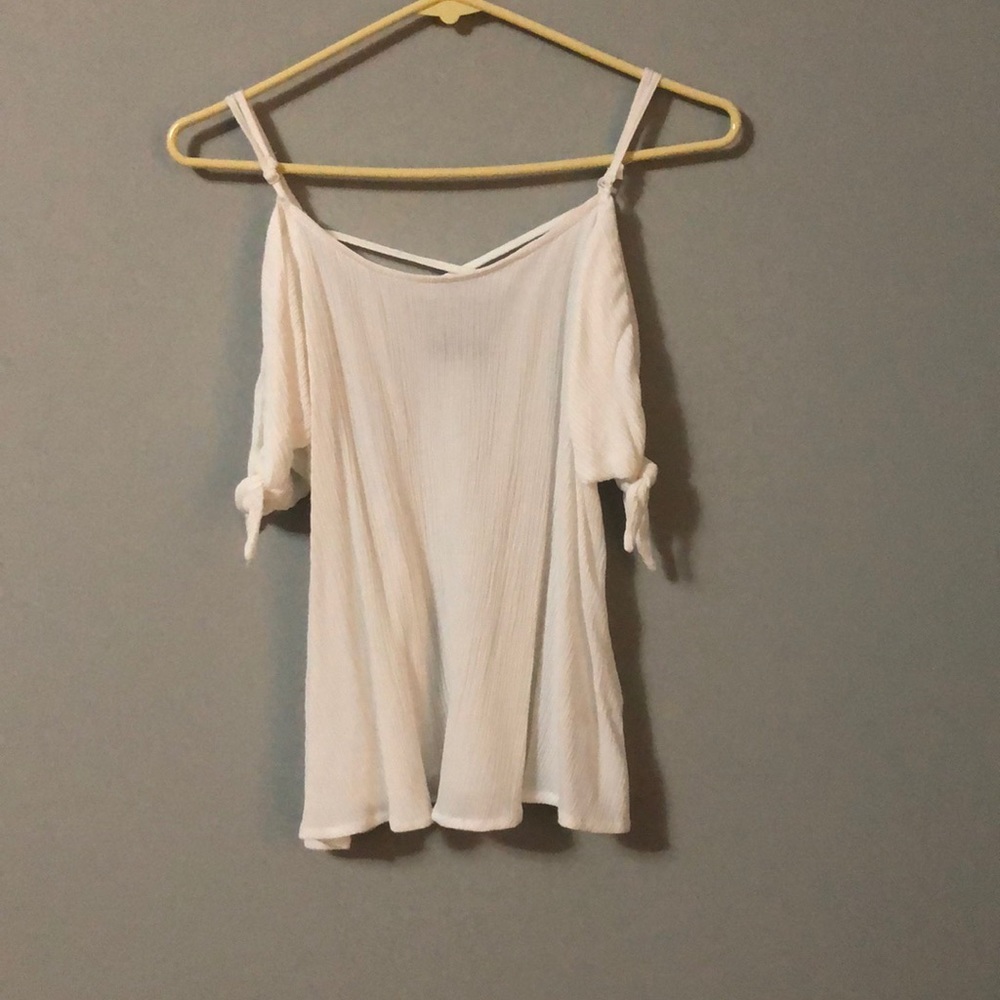 Cute white off the shoulder top